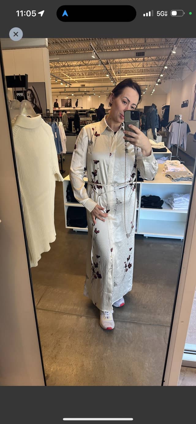 Платье Calvin Klein с цветочным принтом