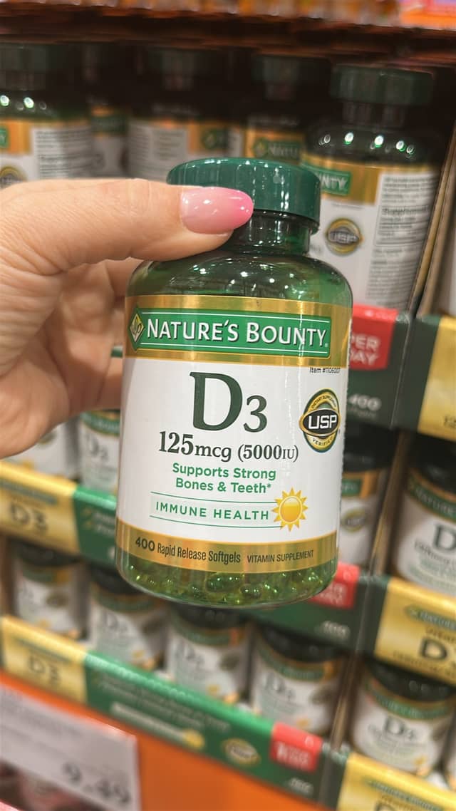 Витамин D3 от Nature's Bounty · Costco