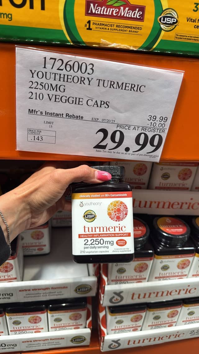 Турмерик Youtheory · Costco