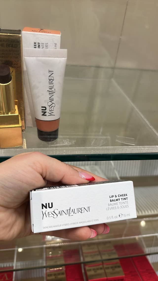 Бальзам для губ и щёк Yves Saint Laurent NU · Luxury Beauty Store