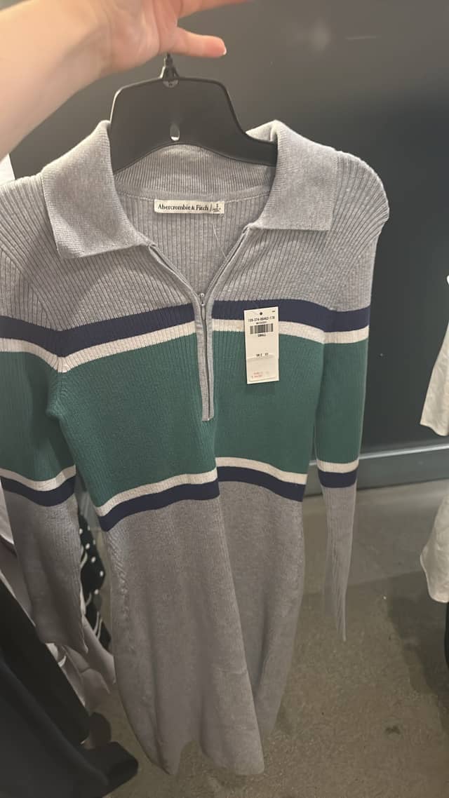 Джинсовая кофта Abercrombie & Fitch с молнией · Abercrombie & Fitch и Hollister