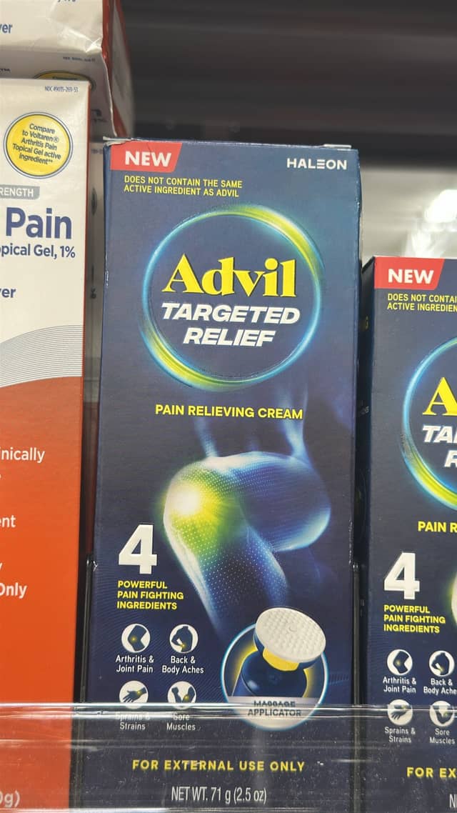 Крем Advil для целевого облегчения · Walmart