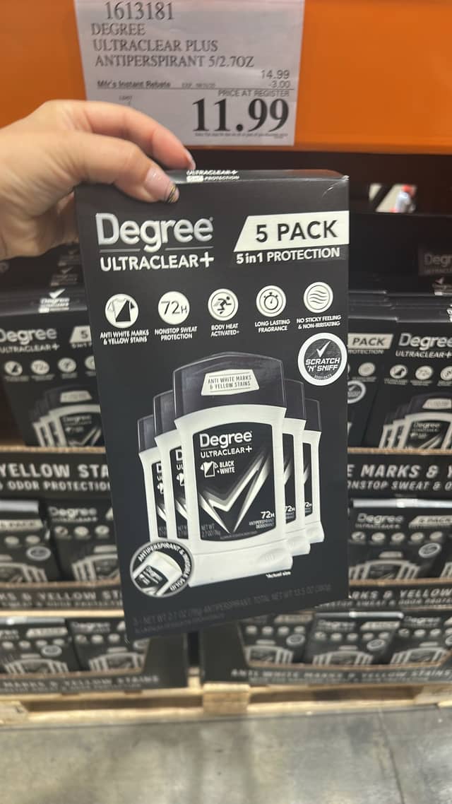 Антиперспирант Degree Ultraclear Plus · Costco