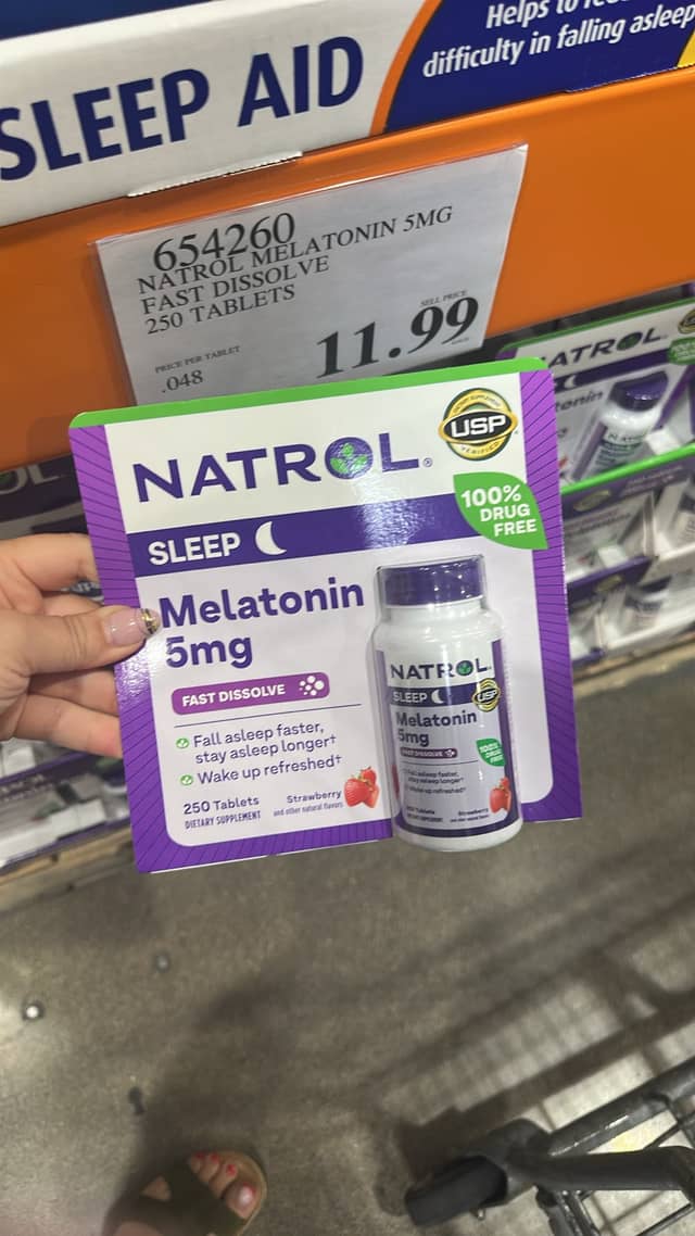 Мелатонин 5мг Natrol · Costco