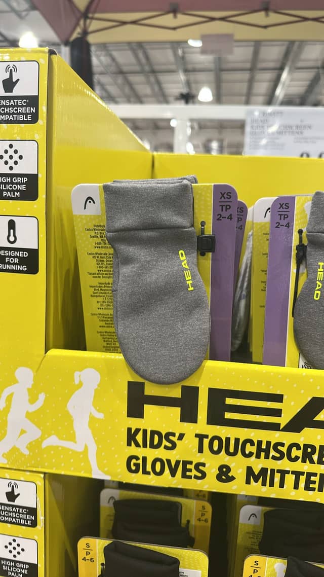 Митенки HEAD для детей с поддержкой сенсорного экрана · Costco