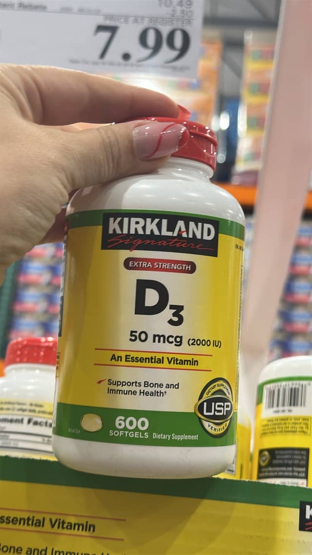 Витамин D3 от Kirkland Signature · Costco