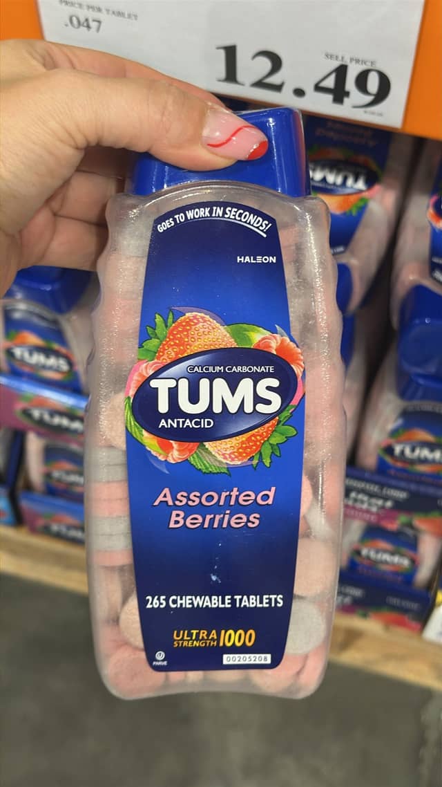 Антацид TUMS с ягодами · Costco