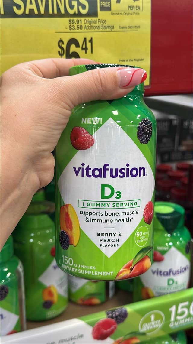 Жевательные витаминки Vitafusion D3 · Sam's Club