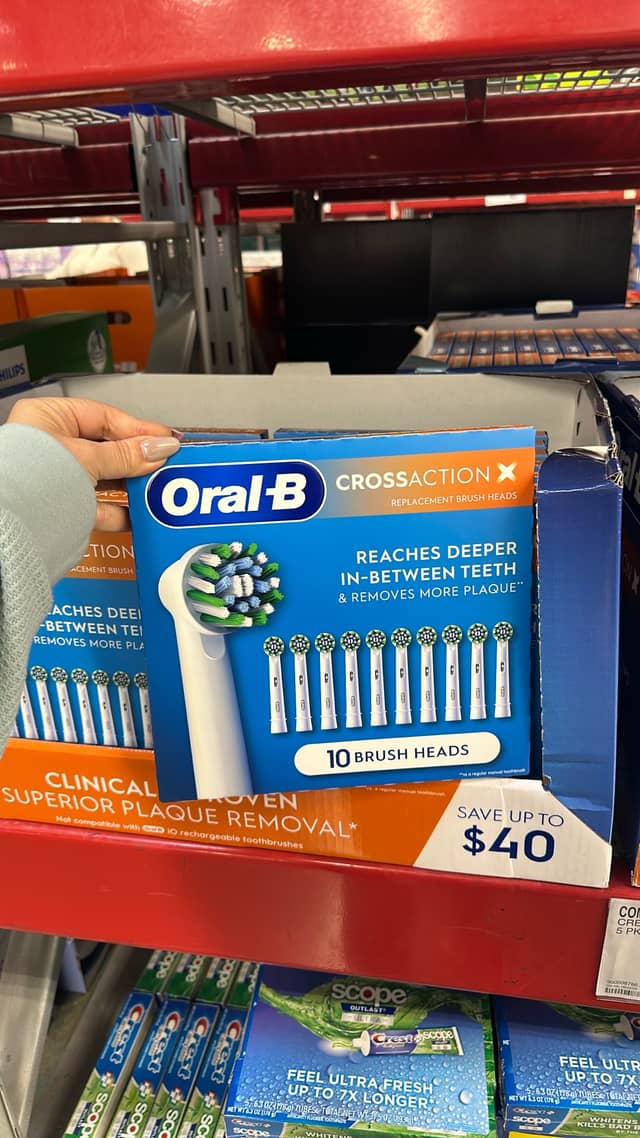 Сменные насадки Oral-B CrossAction · Sam's Club