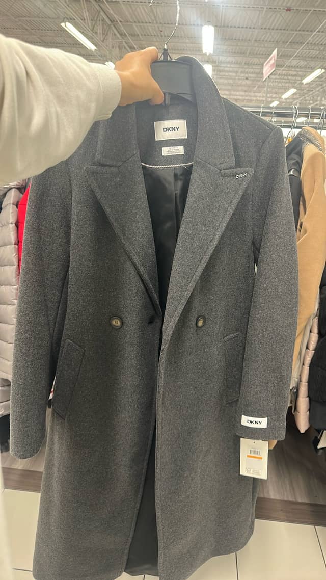 DKNY · Серое пальто DKNY