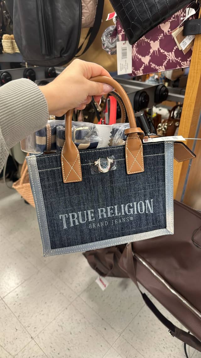 Сумка-тоут True Religion из денима · TJ Maxx