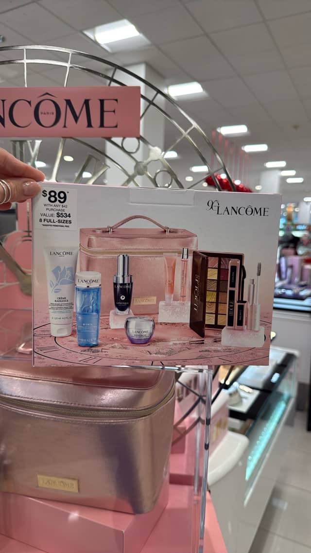 Lancôme шикарный набор! 10 продуктов! · Macy's