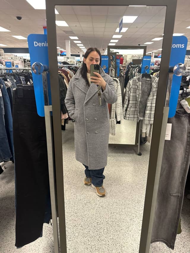 Серое пальто Karl Lagerfeld · Ross Dress for Less