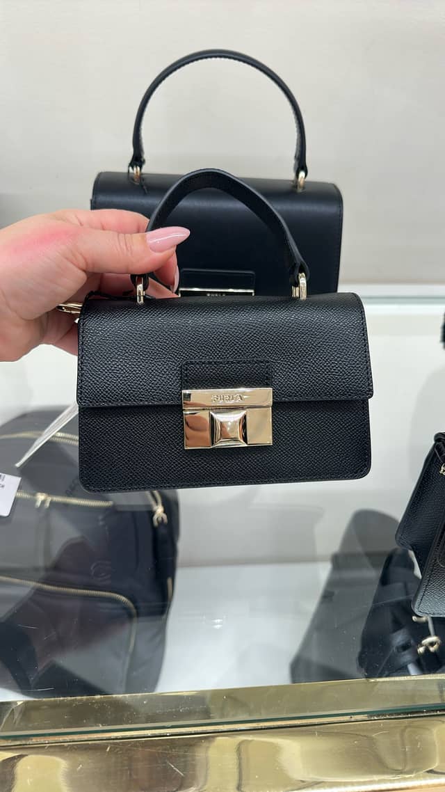 Chic Black Mini Handbag · Furla Outlet
