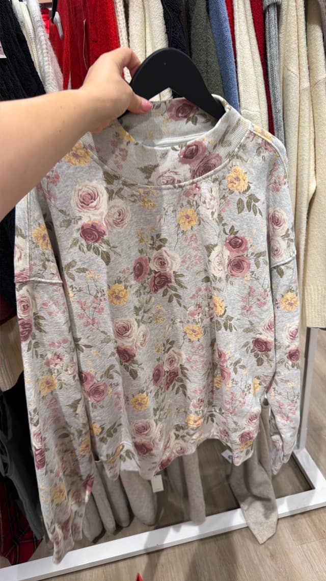 Floral Sweatshirt