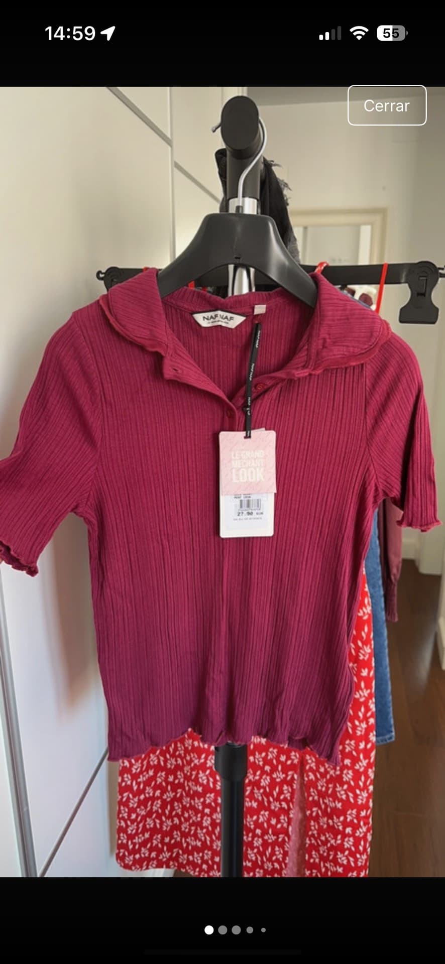 Trendy Ribbed Top