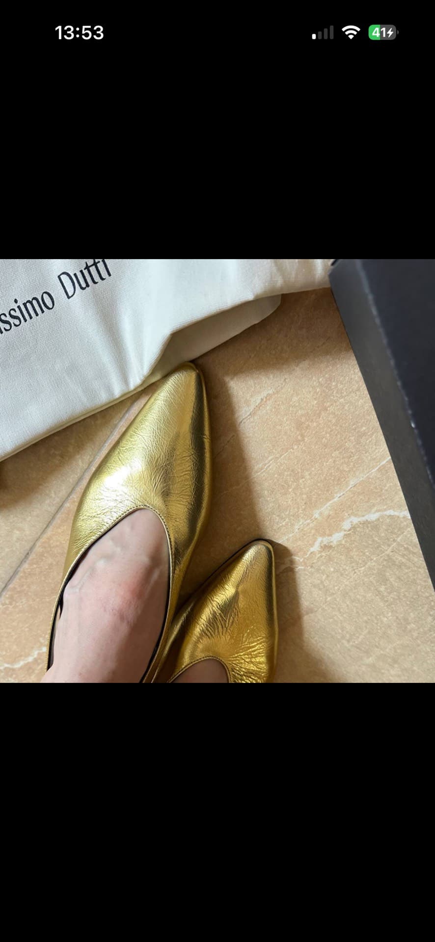 Chic Golden Flats