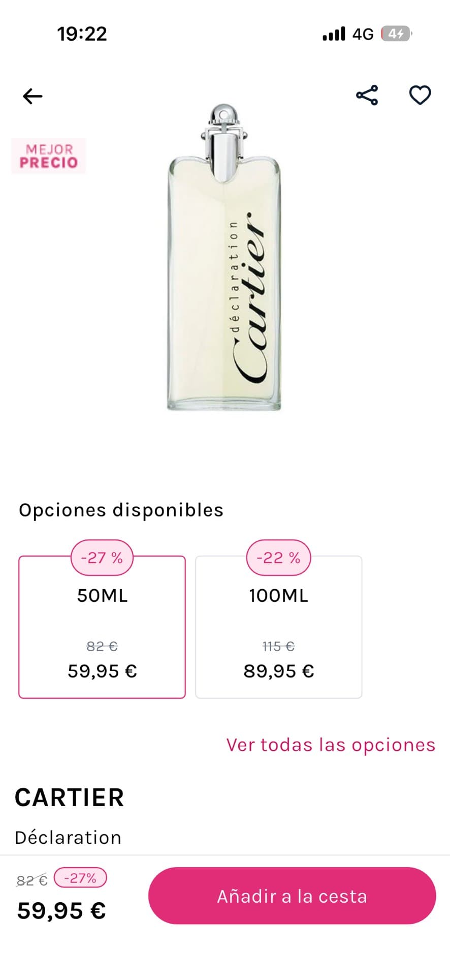 Cartier Déclaration Eau de Toilette