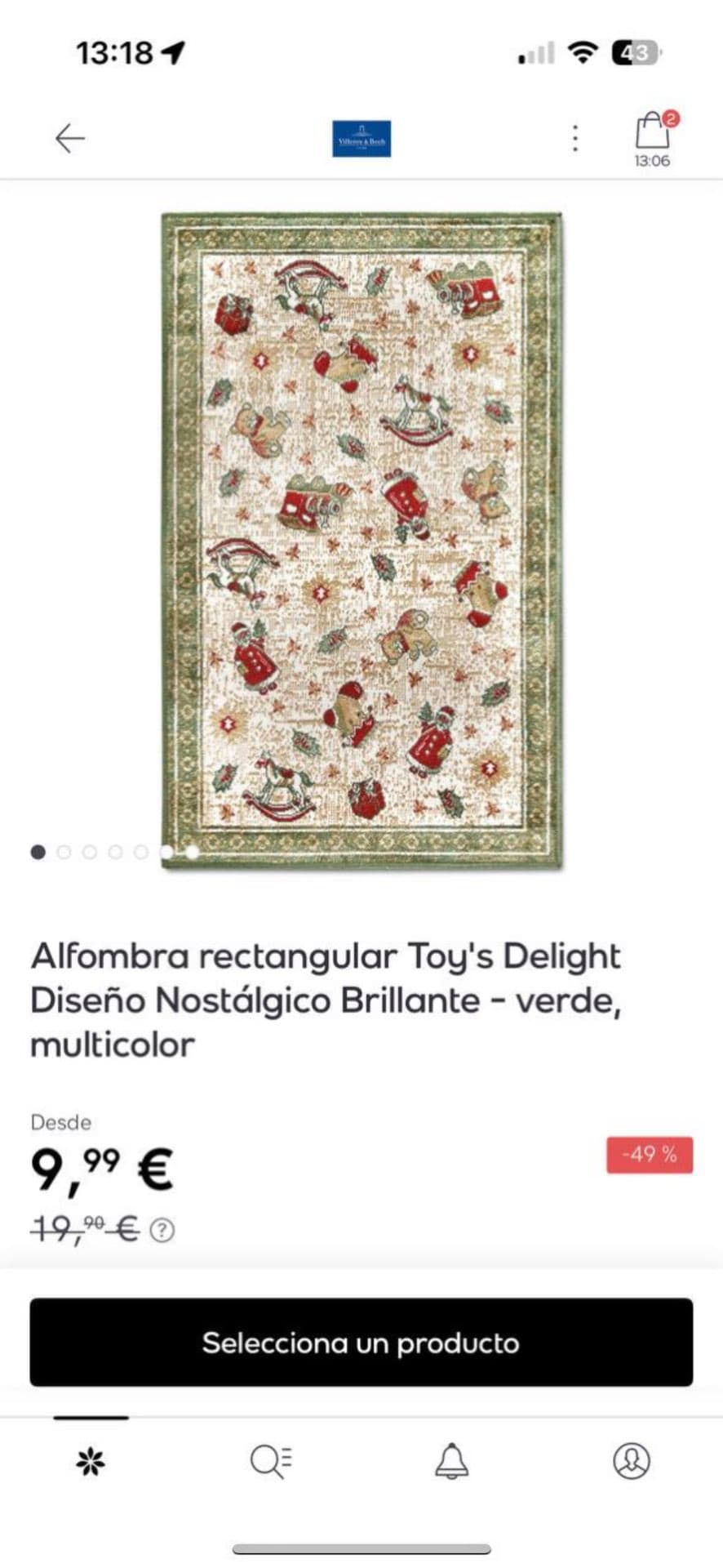 Прямоугольный ковер Toy's Delight