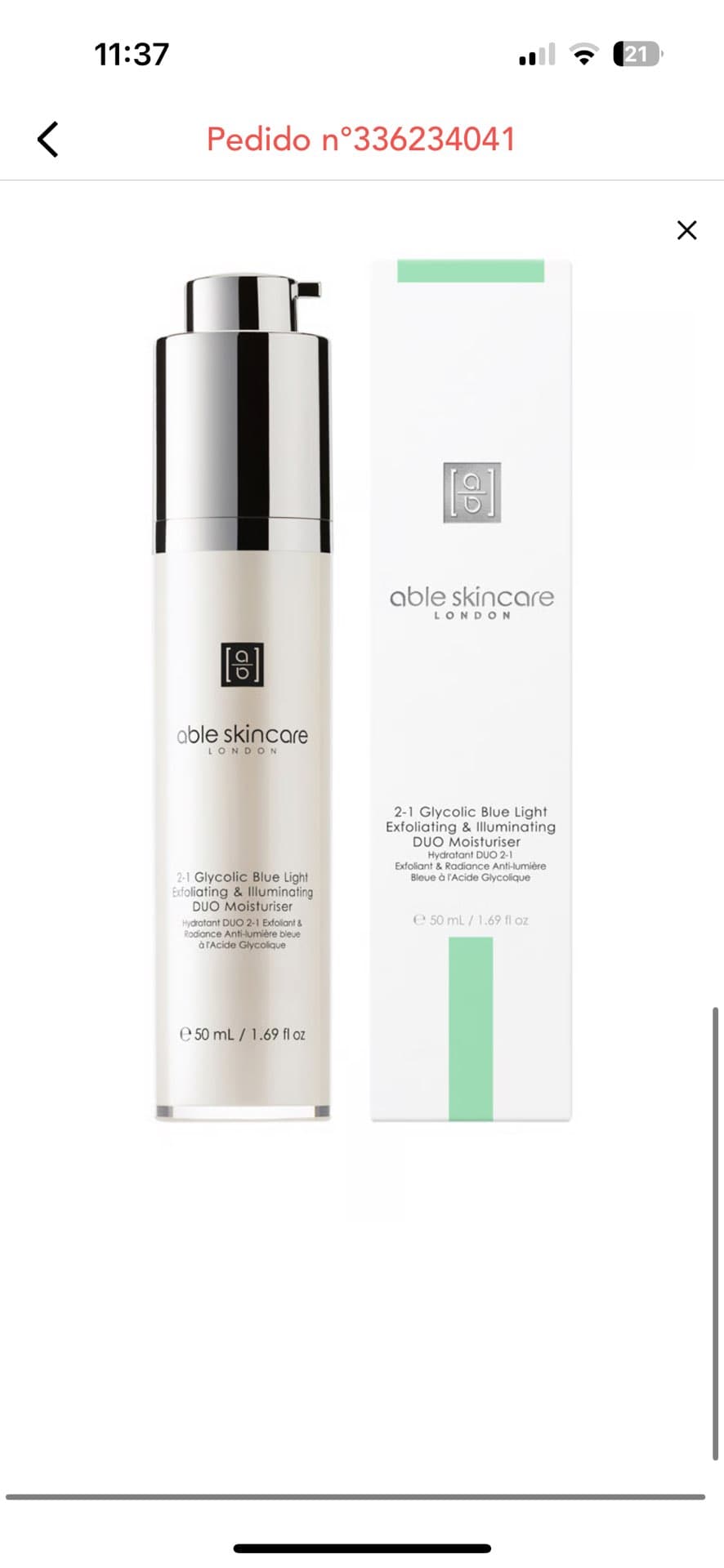 Увлажняющий дуо-крем Able Skincare