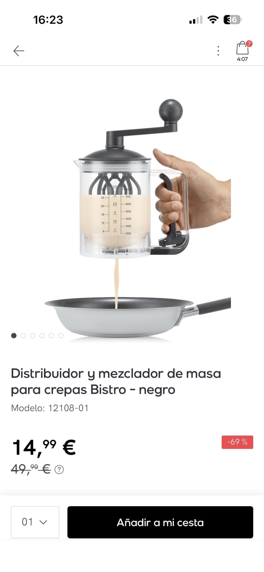 Bistro Crepe Dispenser & Mixer