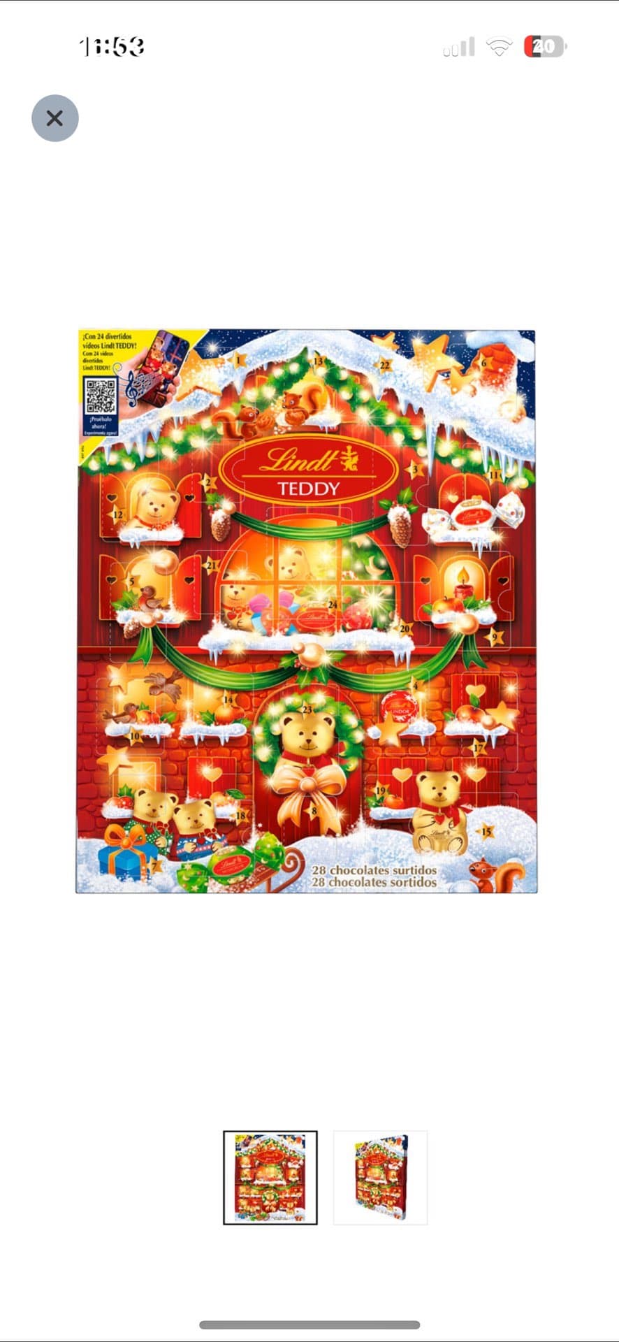 5 Адвент-календарь Lindt Teddy