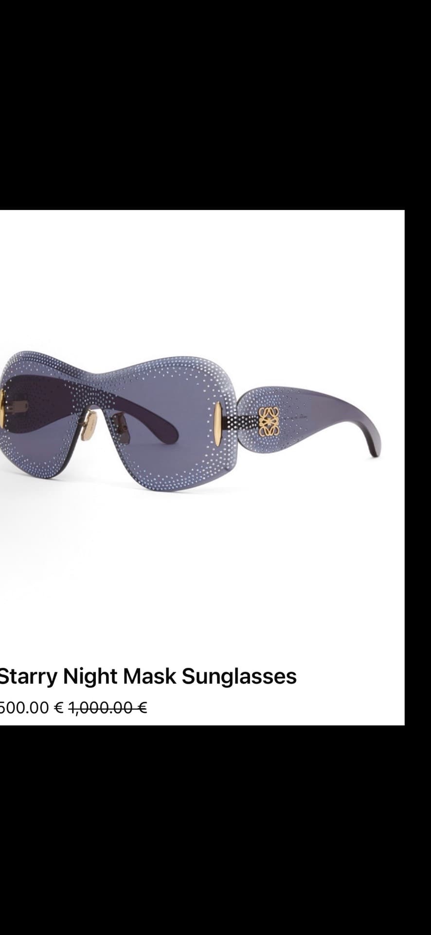 Starry Night Mask Sunglasses