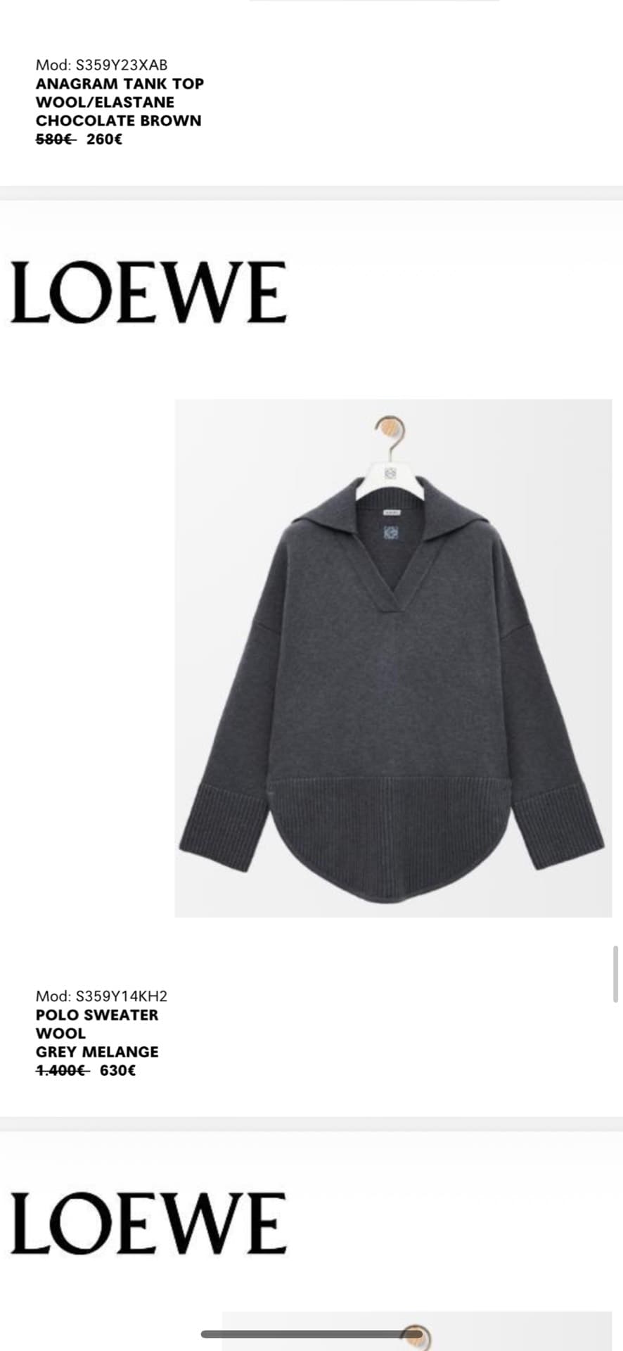Loewe Wool Polo Sweater