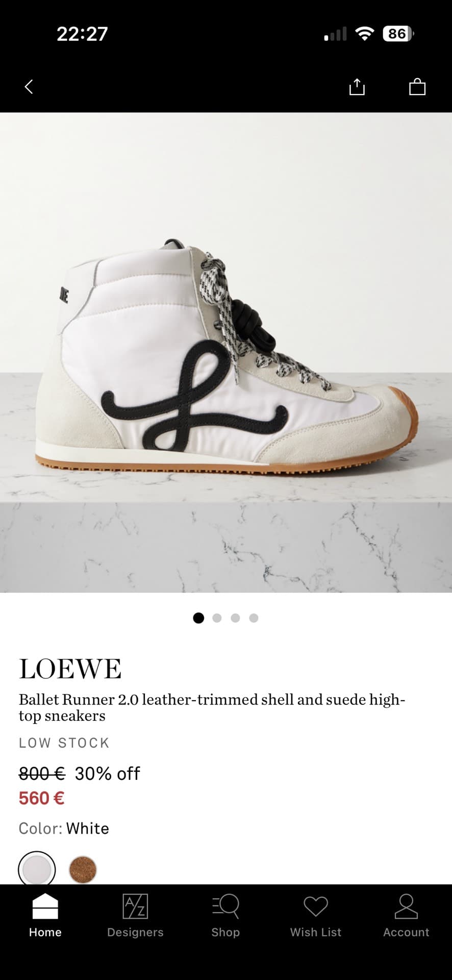 Loewe Ballet Runner 2.0 Sneakers