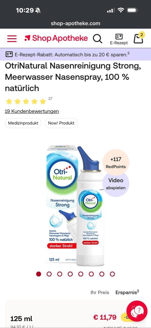 OtriNatural Nasal Spray