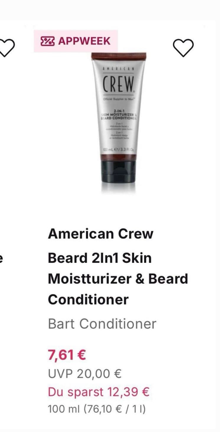 American Crew Beard Moisturizer & Conditioner