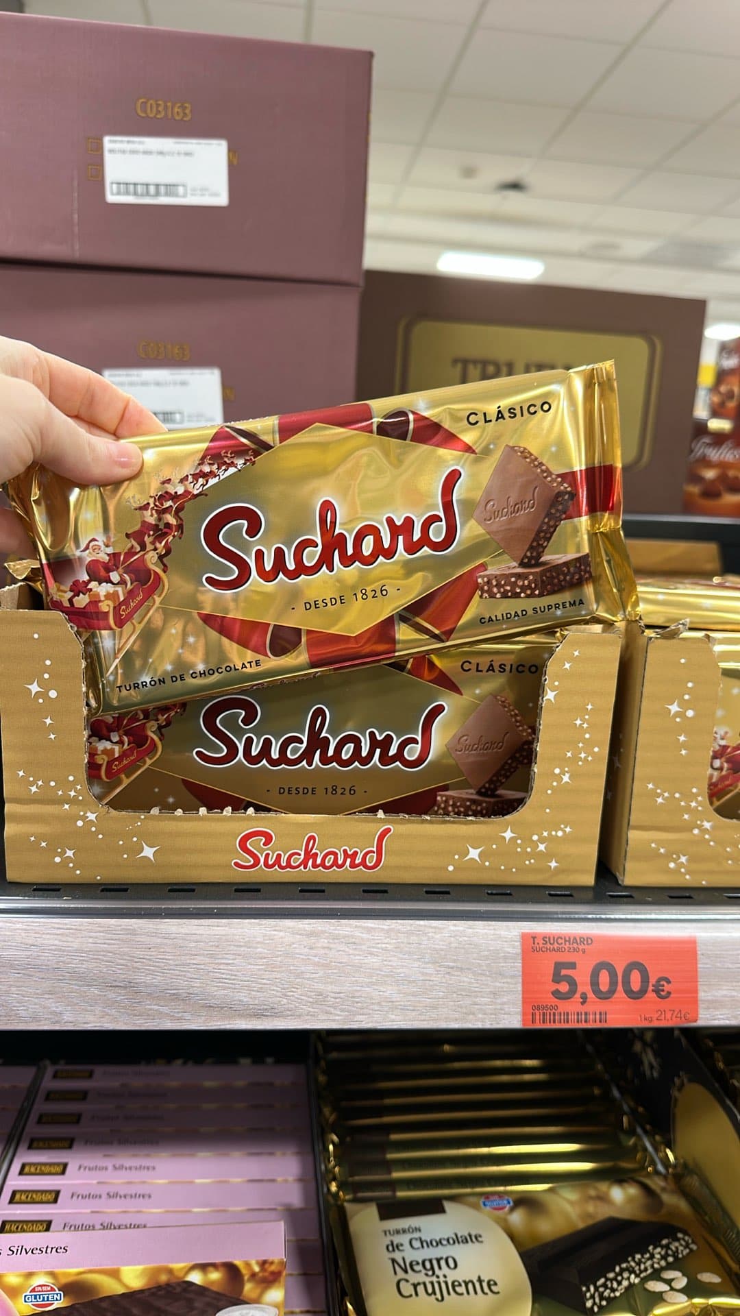 Туррон Suchard с шоколадом