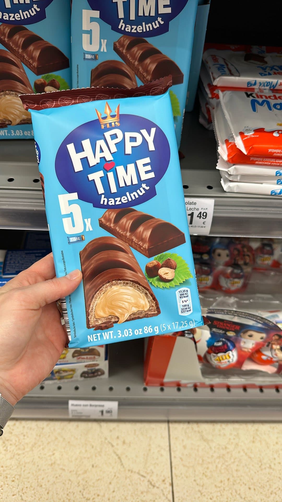 Сладкие батончики Happy Time с фунтюком