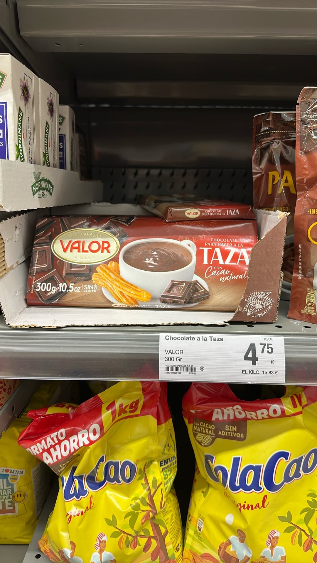 Valor Chocolate Drink Mix