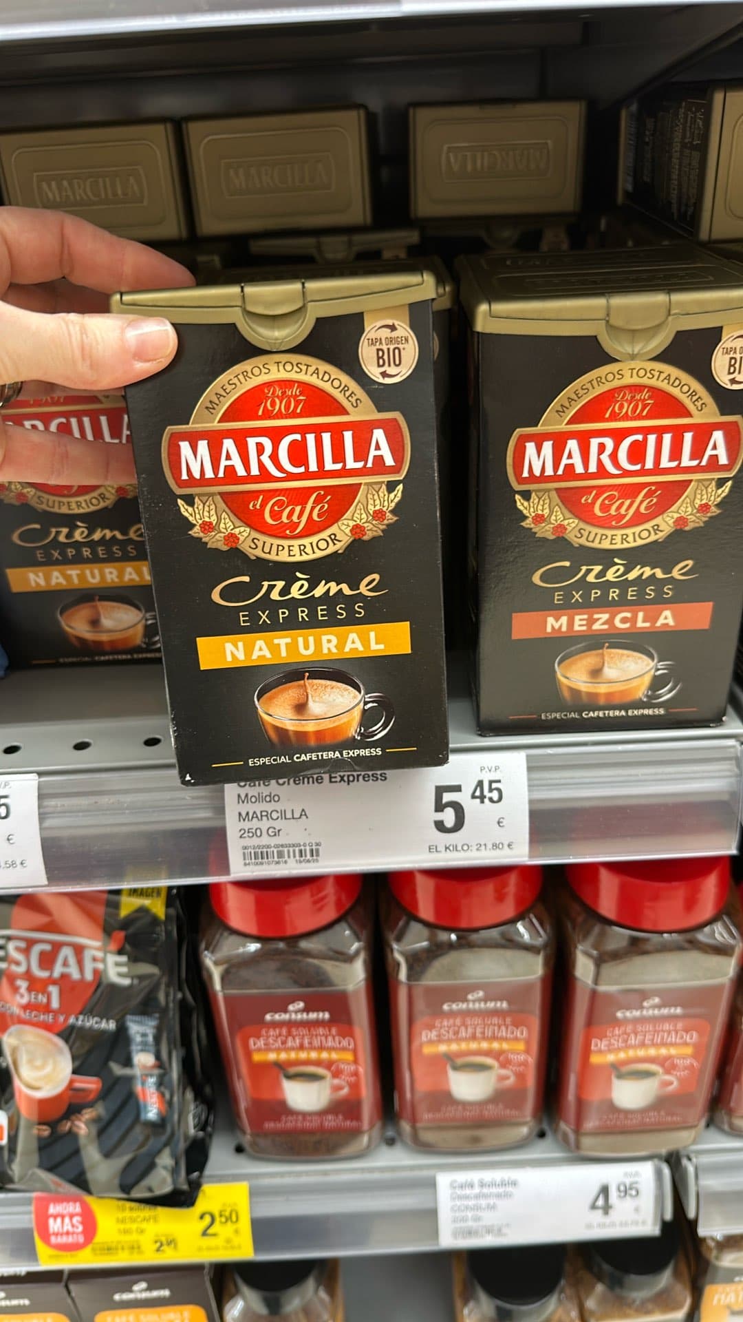 Кофе Crème Express Marcilla