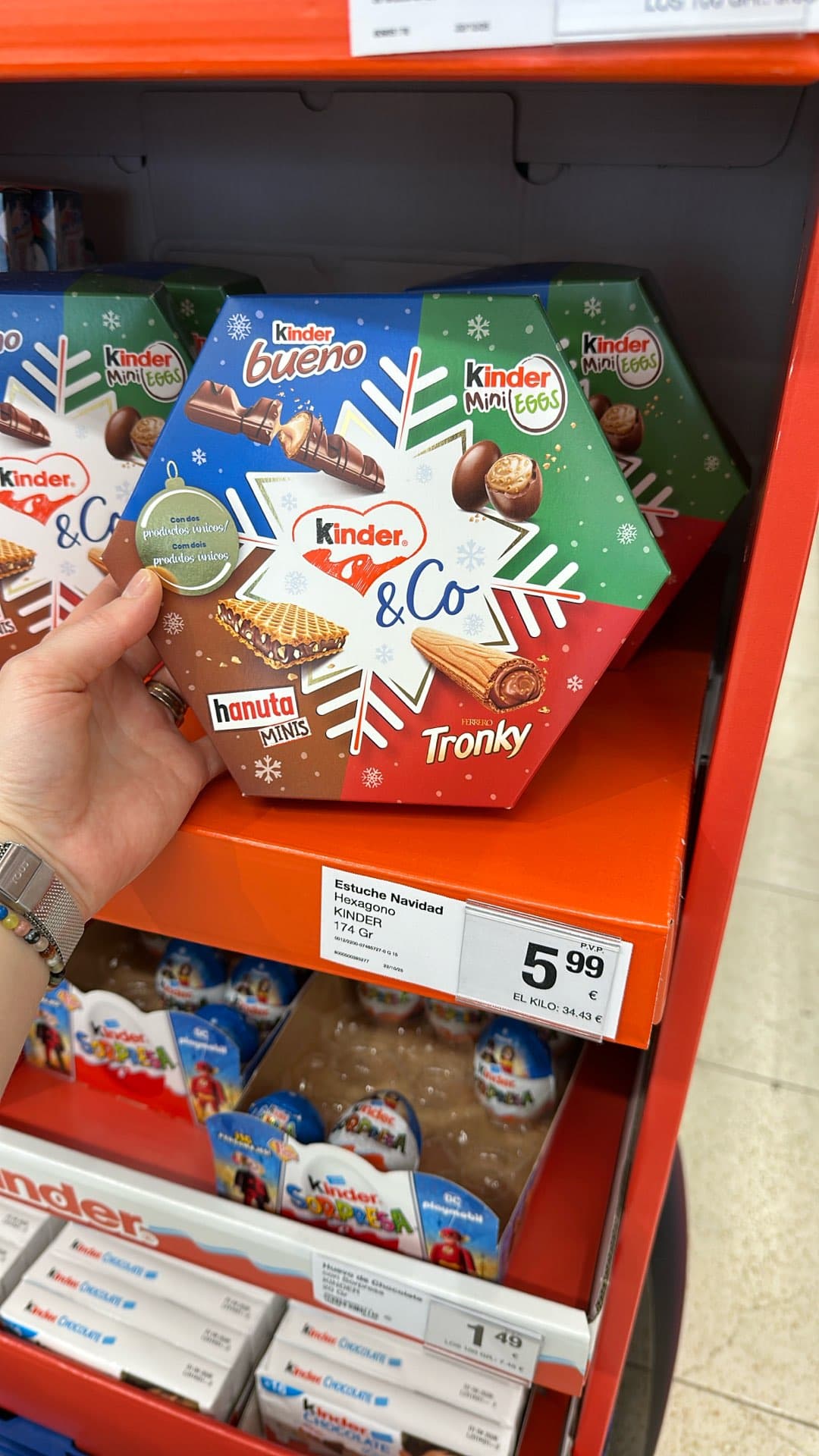 Подарочный набор шоколада Kinder
