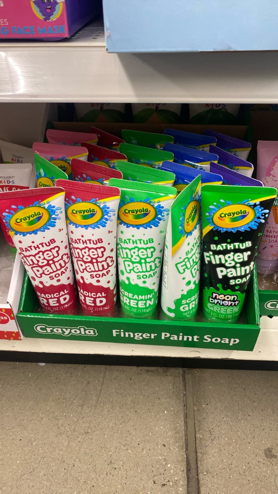 Crayola Bathtub Finger Paint Soap