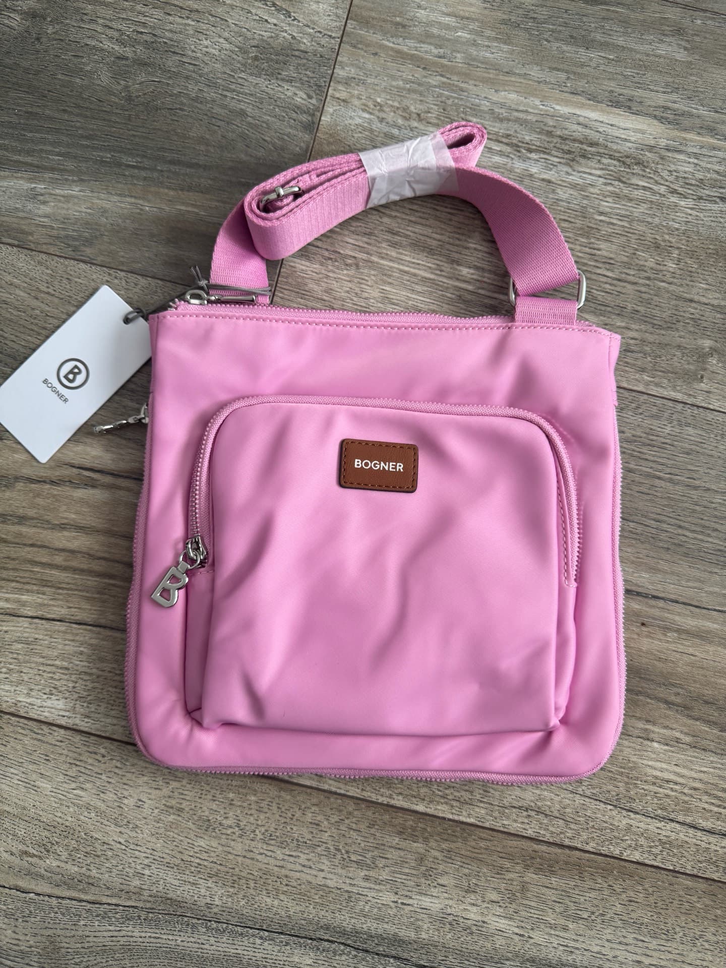Trendy Pink Crossbody Bag