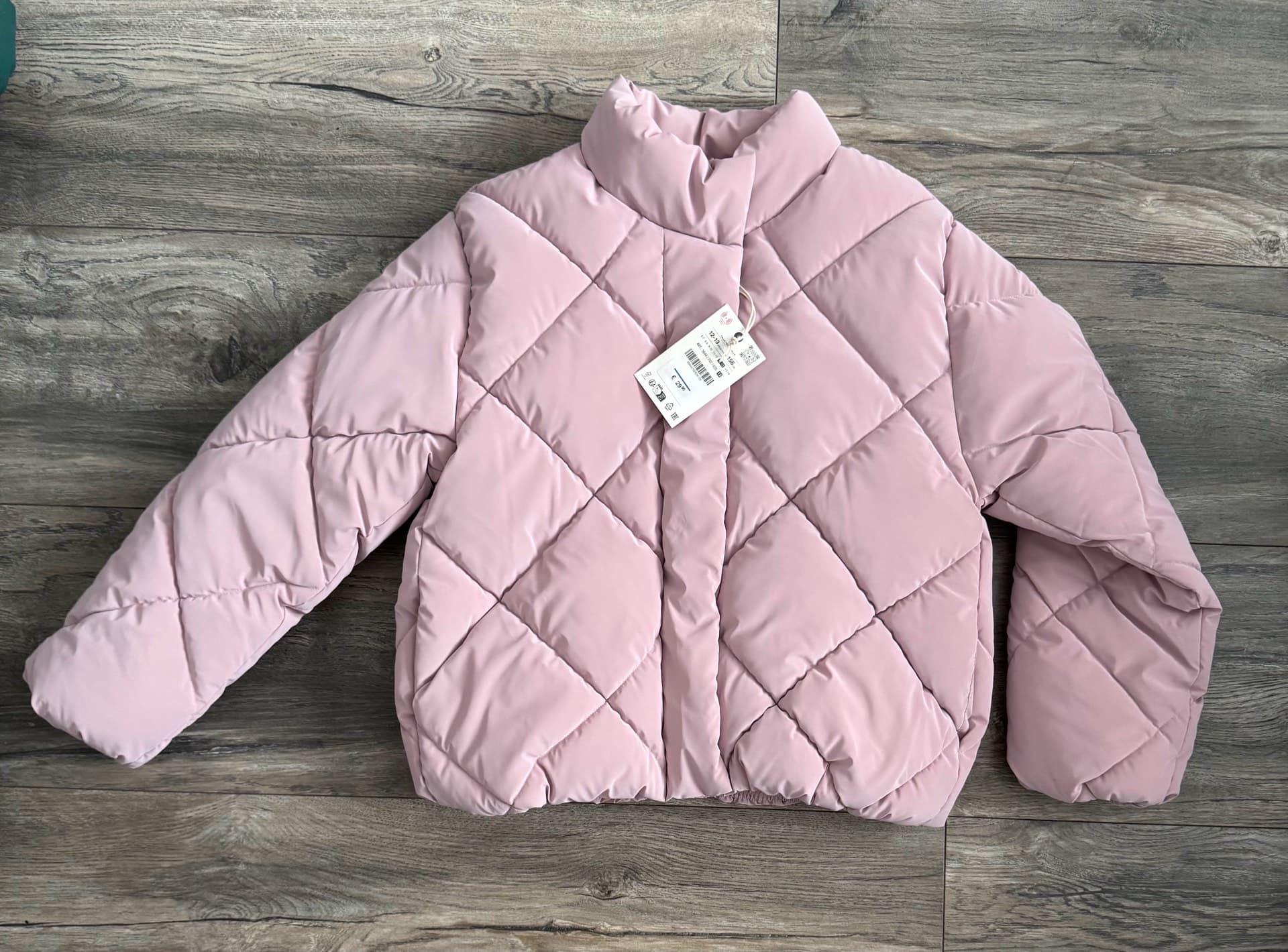 Trendy Pink Puffer Jacket