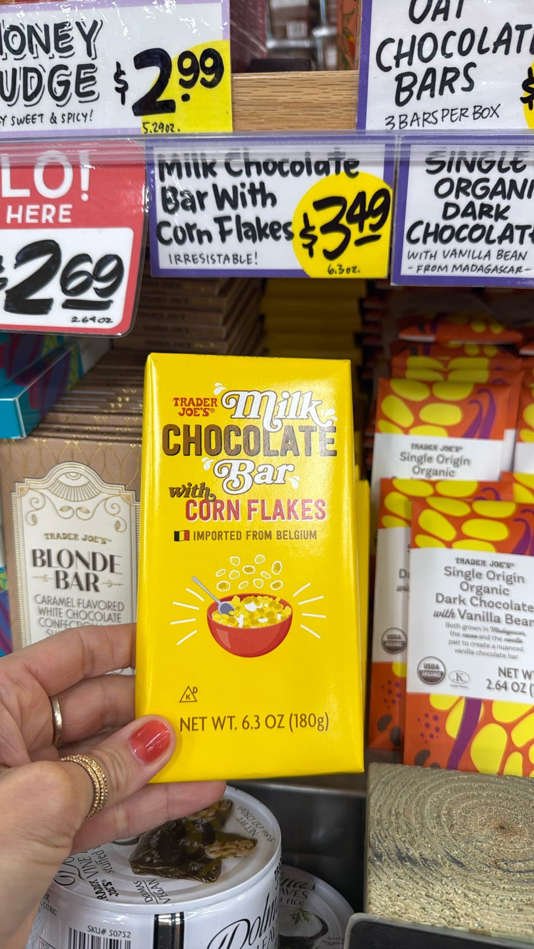 Trader Joe's Milk Chocolate Bar with Corn Flakes