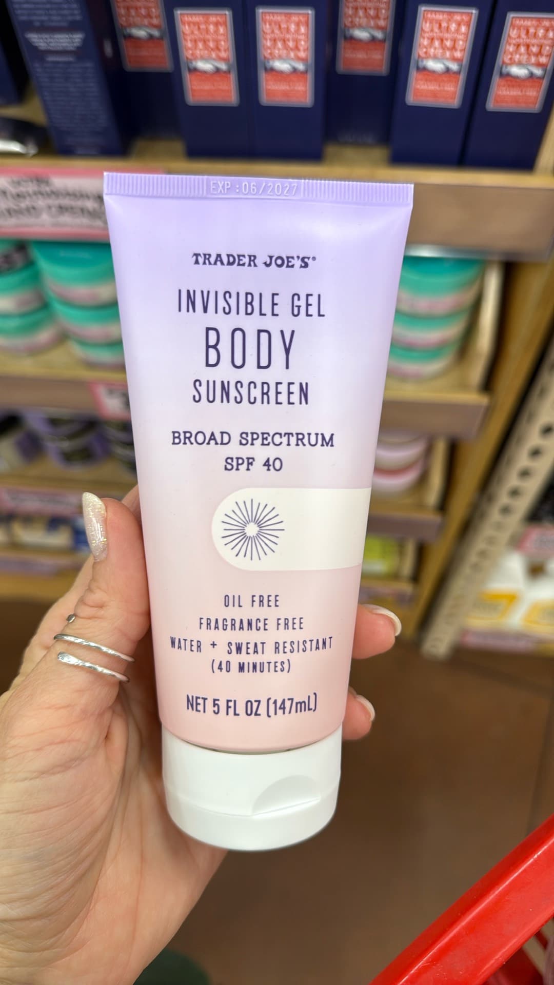 Trader Joe's Invisible Gel Sunscreen