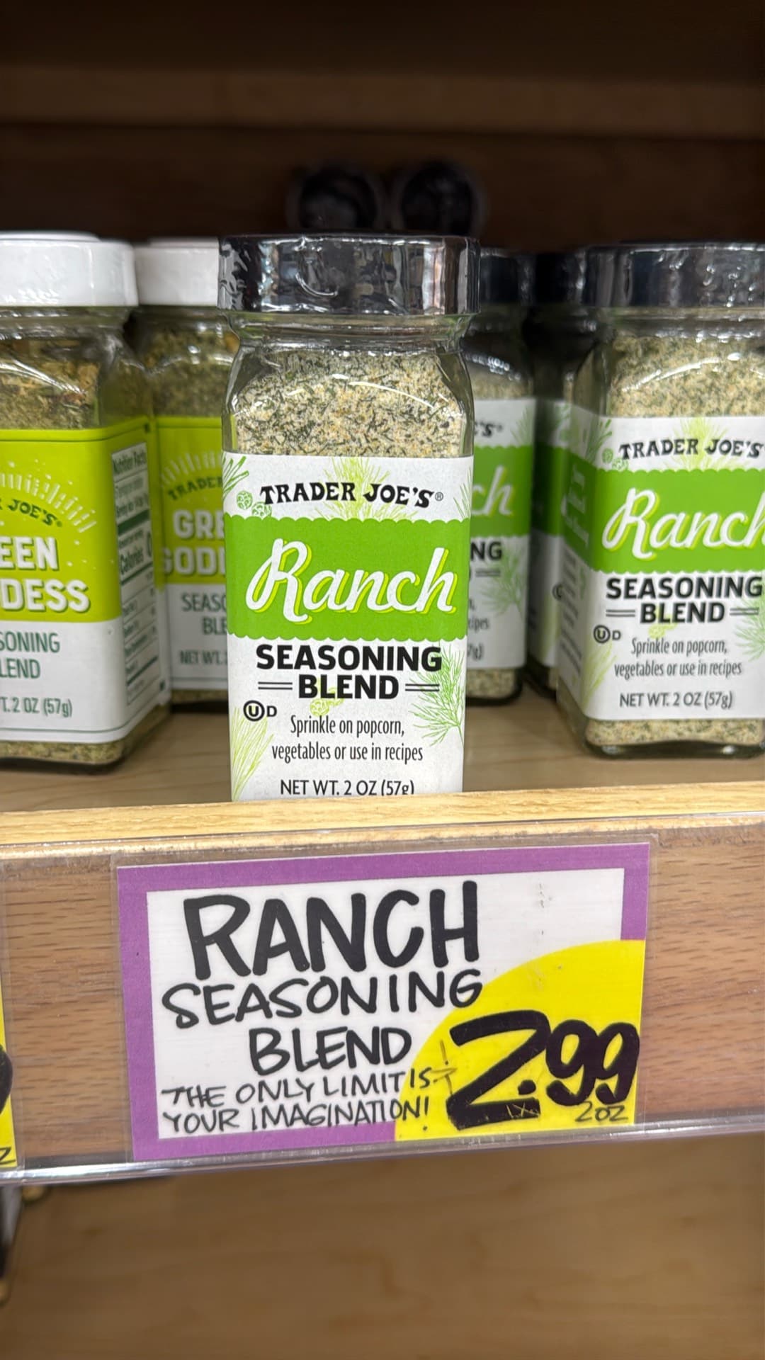 Trader Joe's Ranch Seasoning Blend