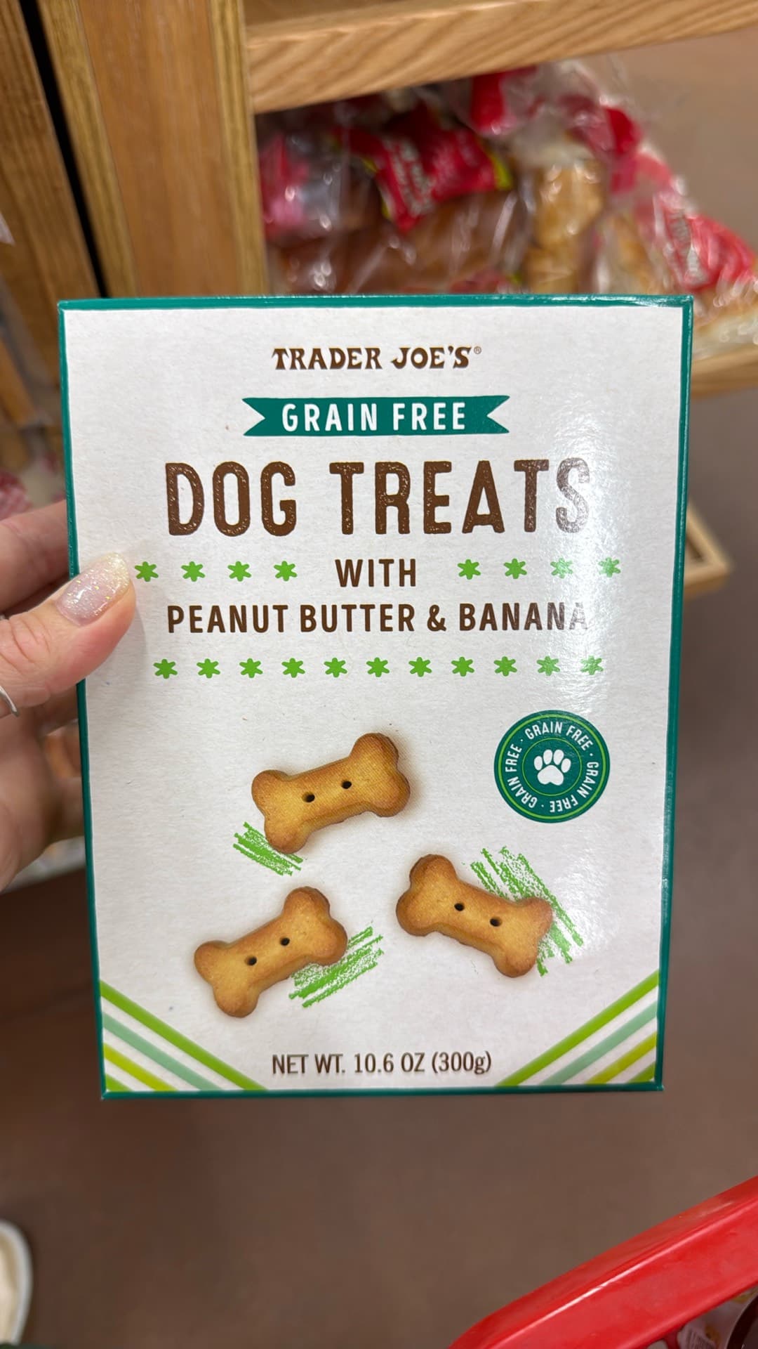 Grain Free Dog Treats with Peanut Butter & Banana