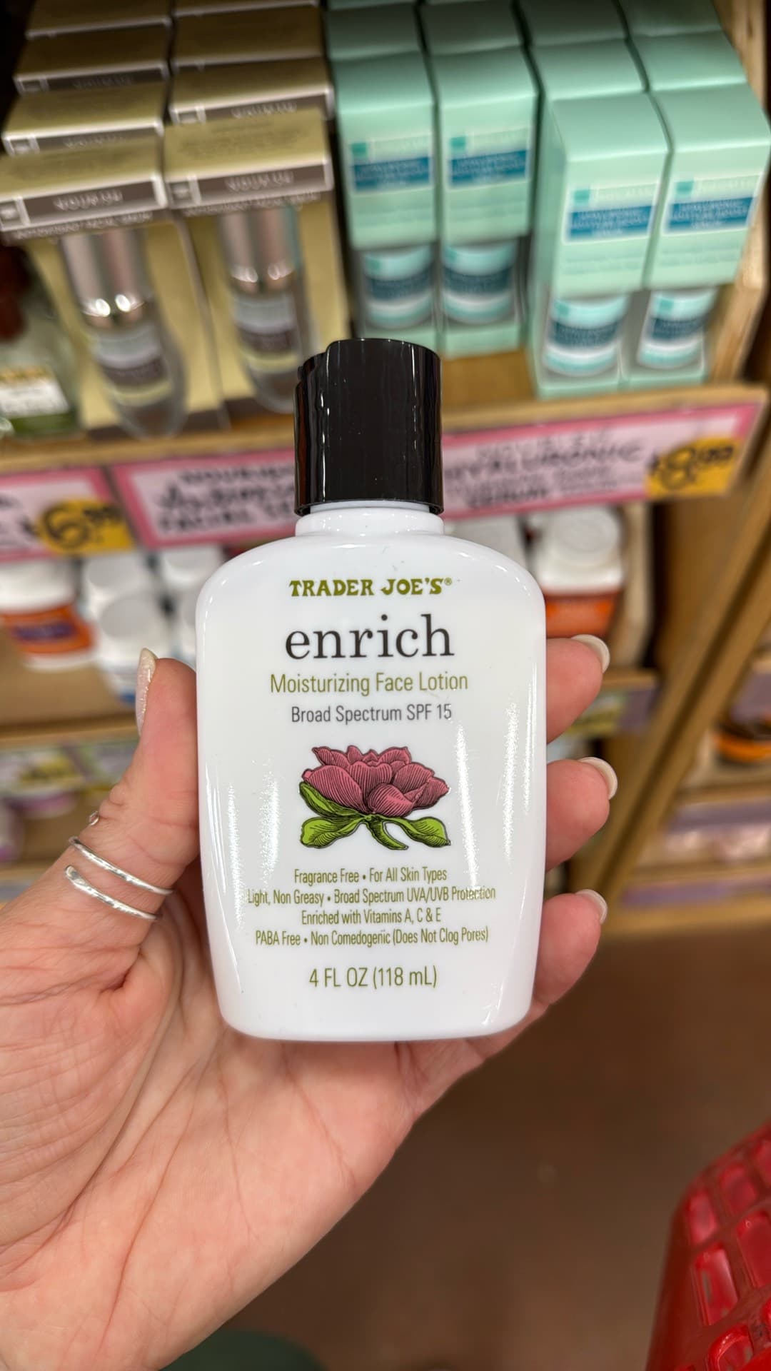 Trader Joe's Enrich Moisturizing Face Lotion