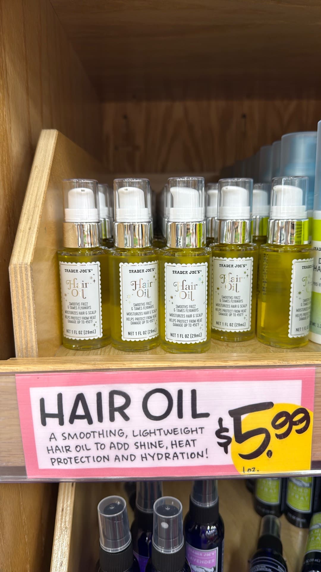 Trader Joe's Hair Oil