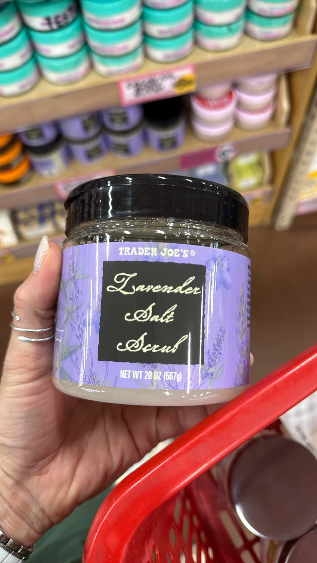 Trader Joe's Lavender Salt Scrub