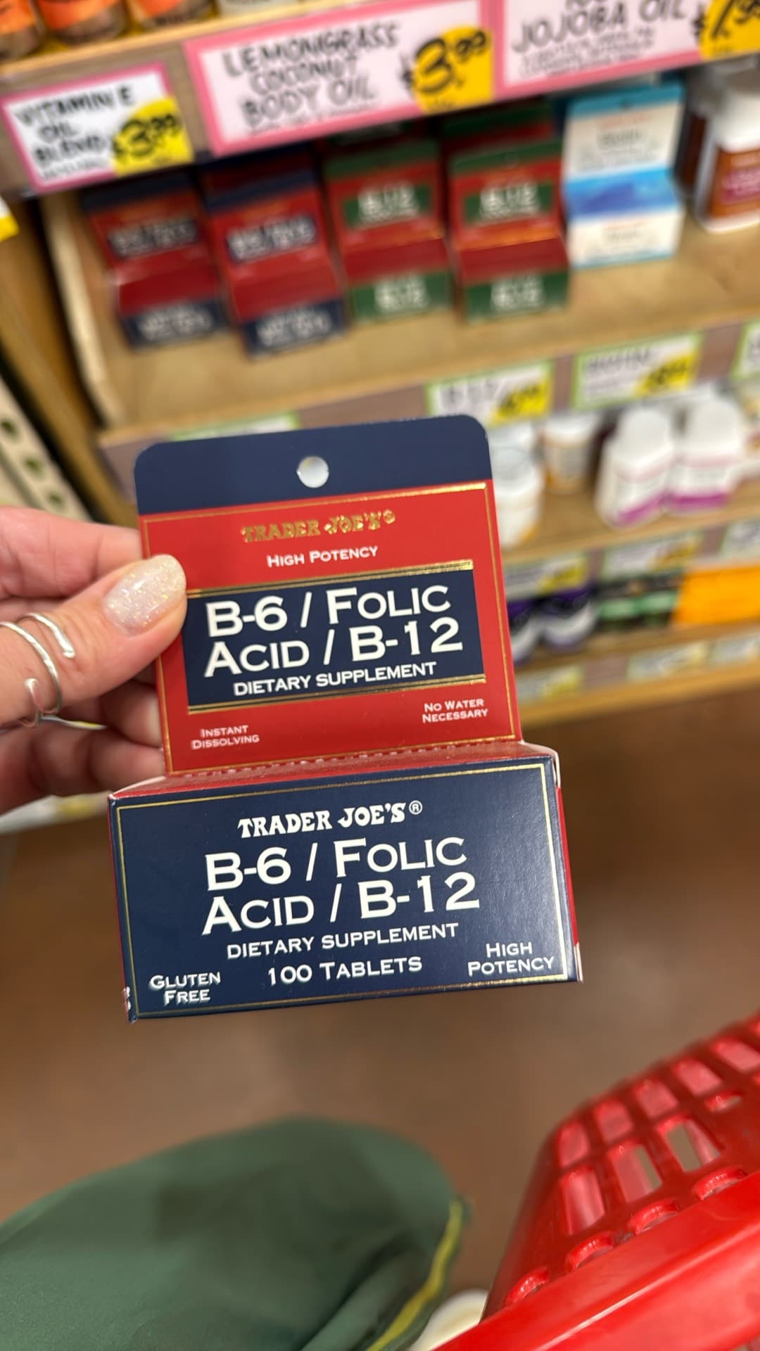 Trader Joe's B-6 / Folic Acid / B-12