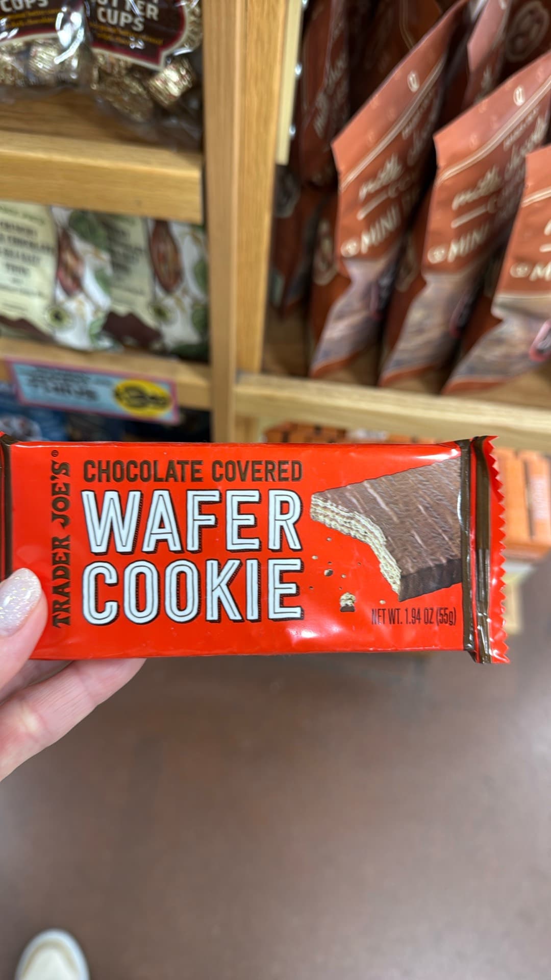 Chocolate Covered Wafer Cookie