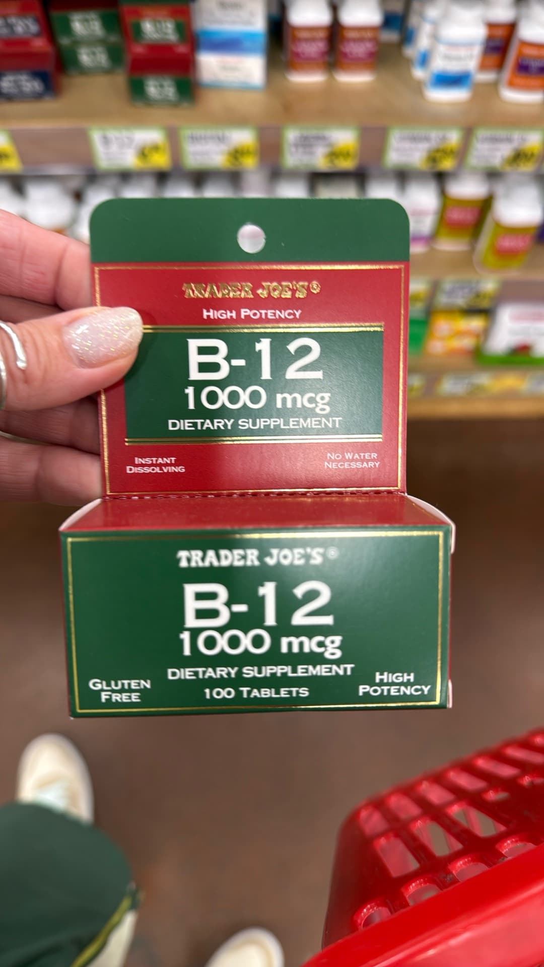 Trader Joe's B-12 Supplement