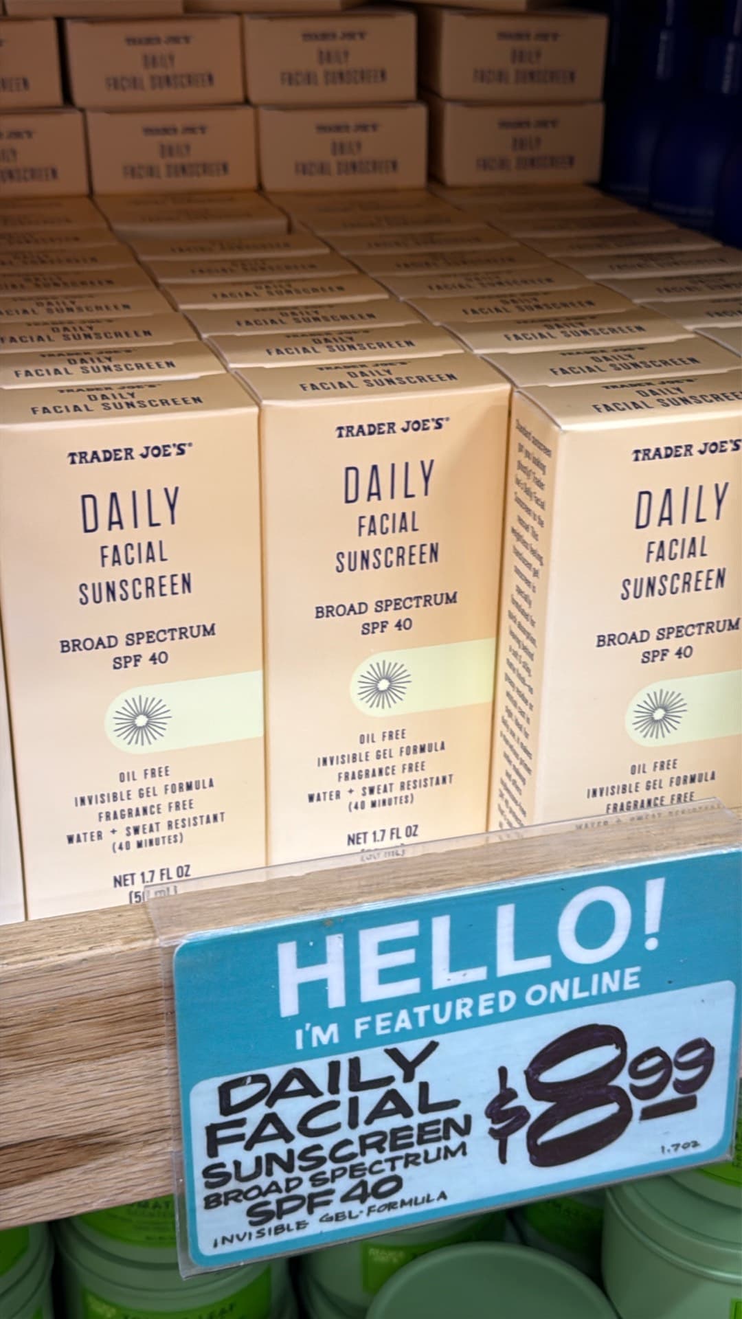 Trader Joe's Daily Facial Sunscreen